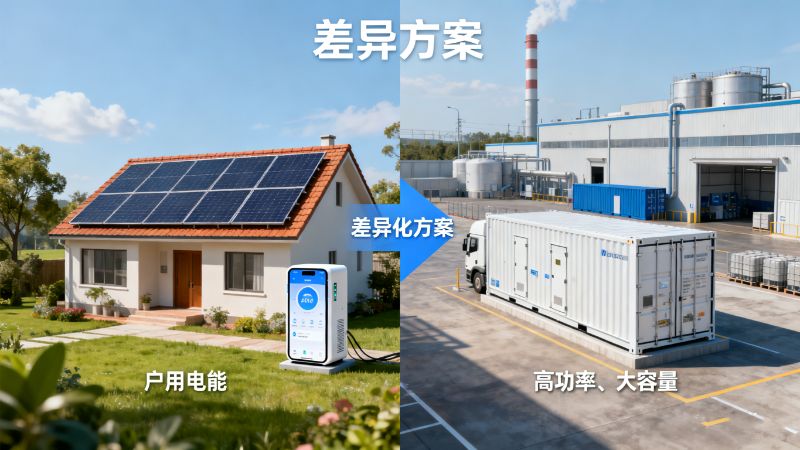 能否针对不同应用场景（如户用、工商业）提供差异化方案？